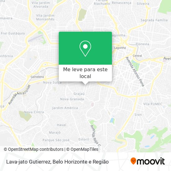 Lava-jato Gutierrez mapa
