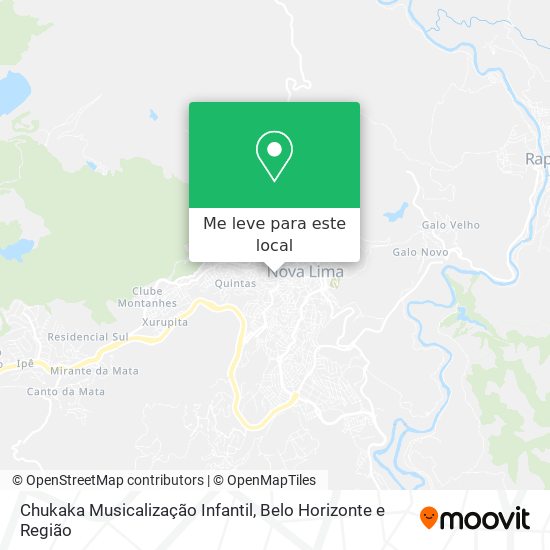 Chukaka Musicalização Infantil mapa