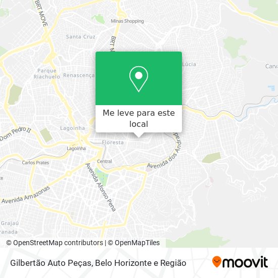 Gilbertão Auto Peças mapa