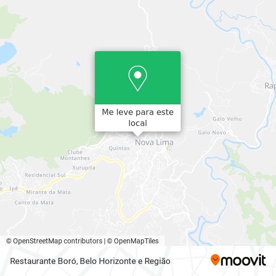 Restaurante Boró mapa