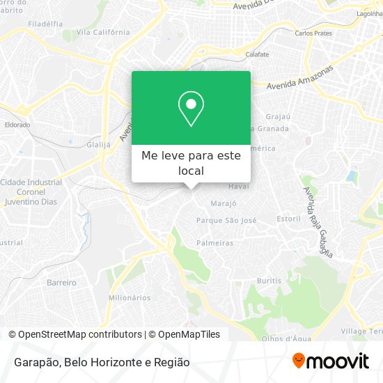 Garapão mapa
