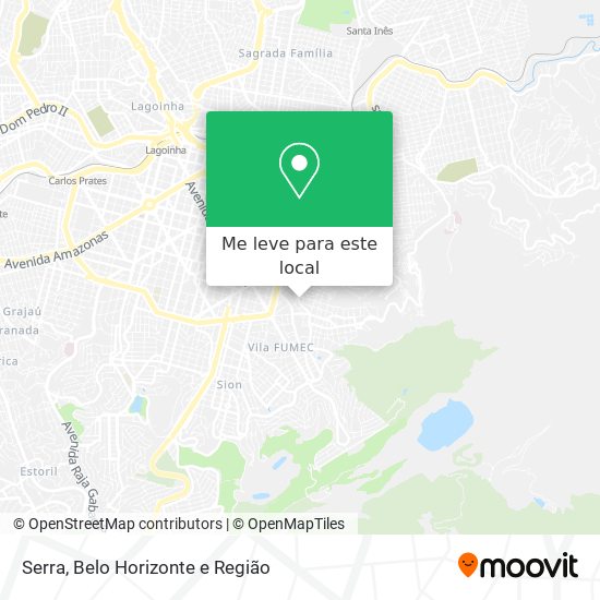 Serra mapa