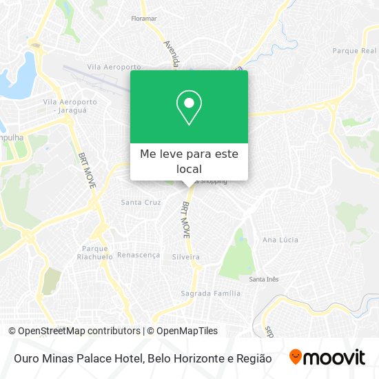 Ouro Minas Palace Hotel mapa