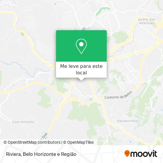 Riviera mapa