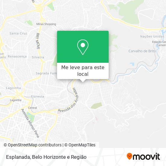 Esplanada mapa