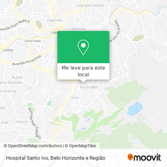 Hospital Santo Ivo mapa