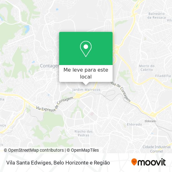 Vila Santa Edwiges mapa