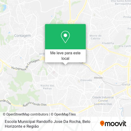 Escola Municipal Randolfo Jose Da Rocha mapa