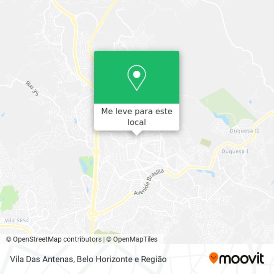 Vila Das Antenas mapa