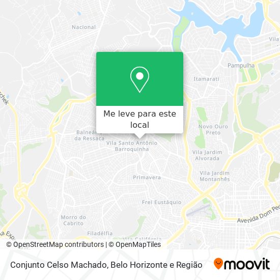 Conjunto Celso Machado mapa