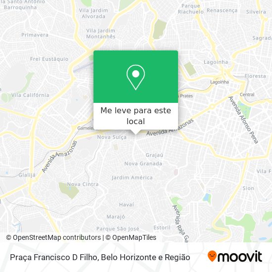 Praça Francisco D Filho mapa
