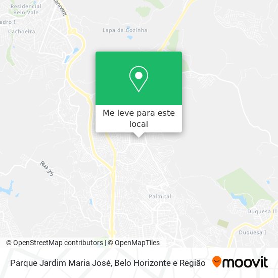 Parque Jardim Maria José mapa