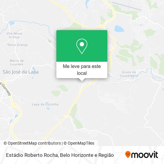 Estádio Roberto Rocha mapa