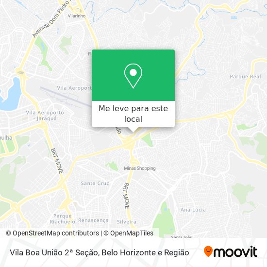 Vila Boa União 2ª Seção mapa