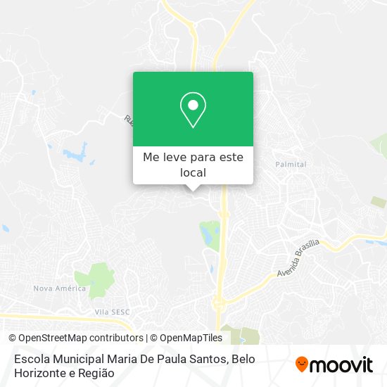 Escola Municipal Maria De Paula Santos mapa
