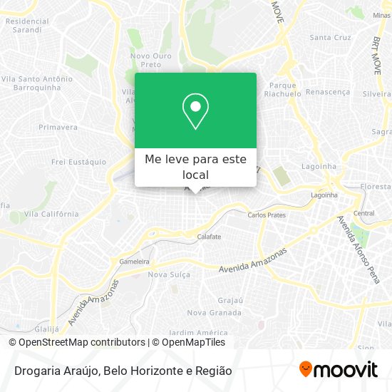 Drogaria Araújo mapa