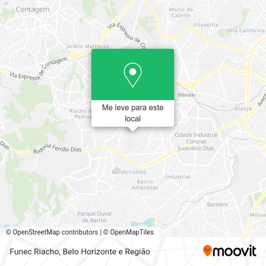 Funec Riacho mapa