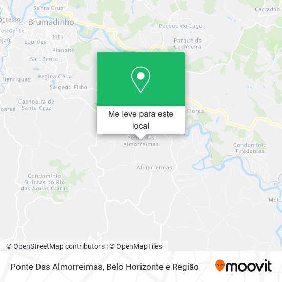 Ponte Das Almorreimas mapa