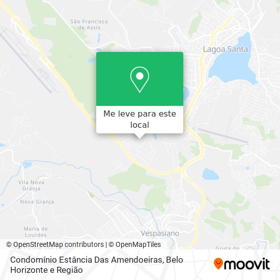 Condomínio Estância Das Amendoeiras mapa