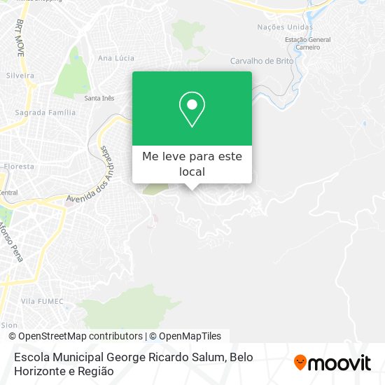 Escola Municipal George Ricardo Salum mapa
