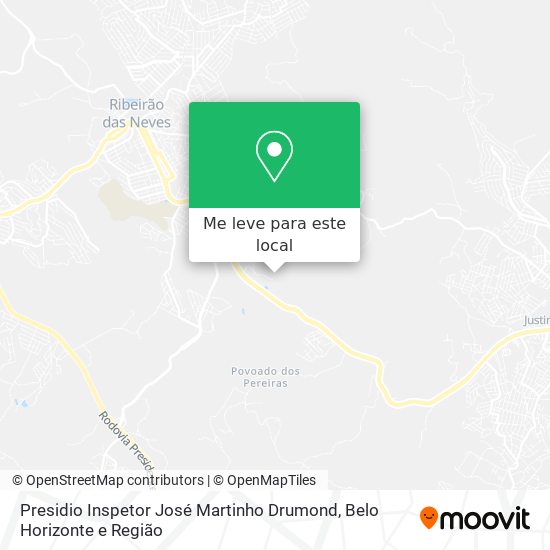 Presidio Inspetor José Martinho Drumond mapa