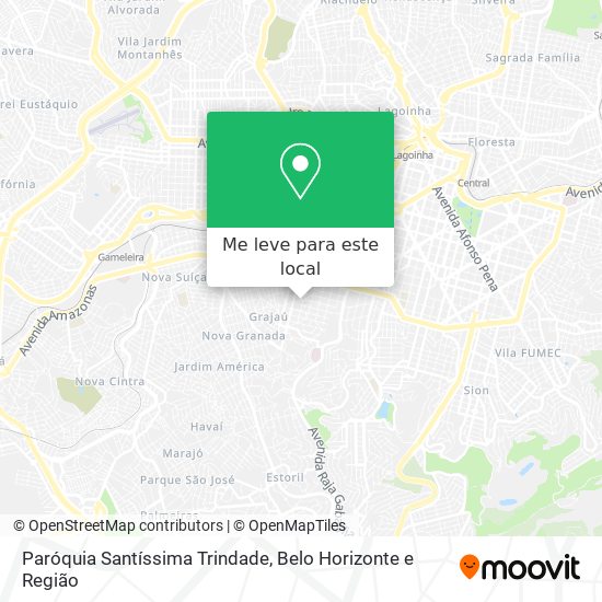 Paróquia Santíssima Trindade mapa