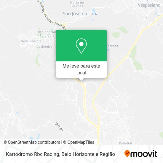 Kartódromo Rbc Racing mapa