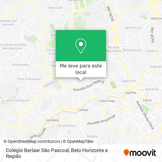 Colégio Berlaar São Pascoal mapa