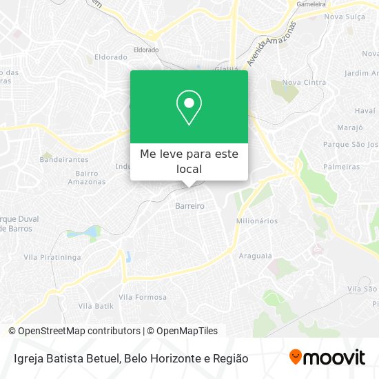 Igreja Batista Betuel mapa