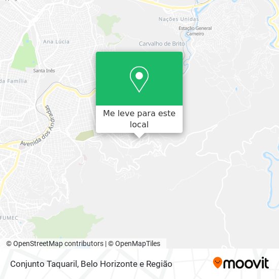Conjunto Taquaril mapa