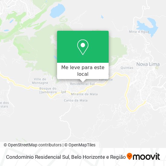 Condomínio Residencial Sul mapa