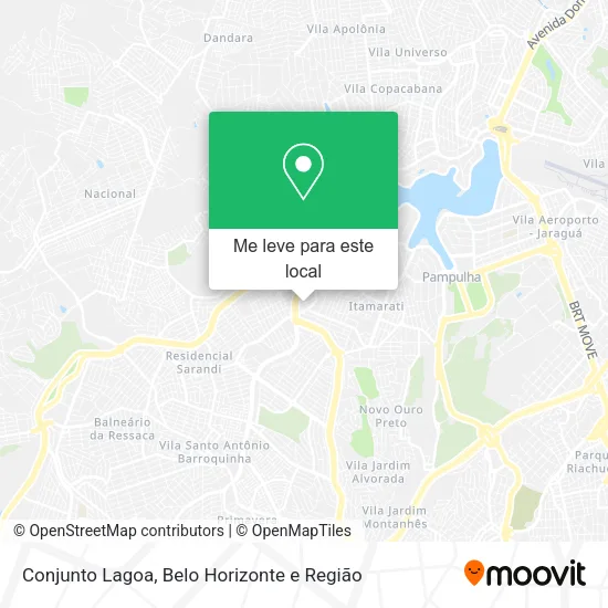 Conjunto Lagoa mapa