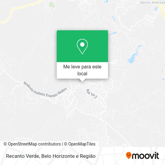 Recanto Verde mapa
