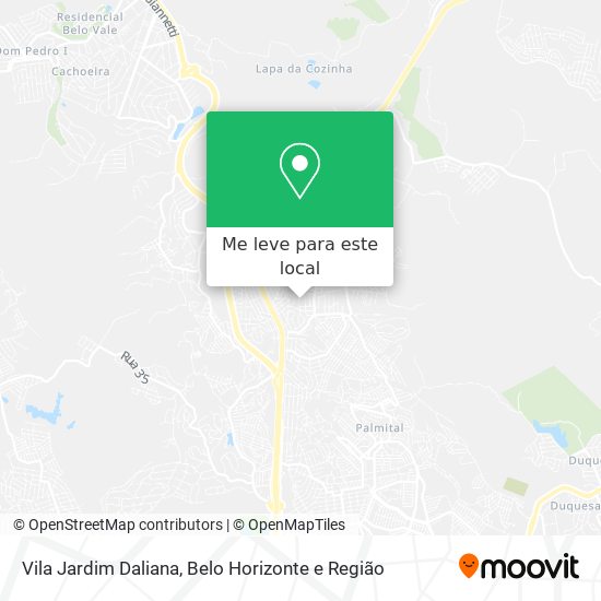 Vila Jardim Daliana mapa