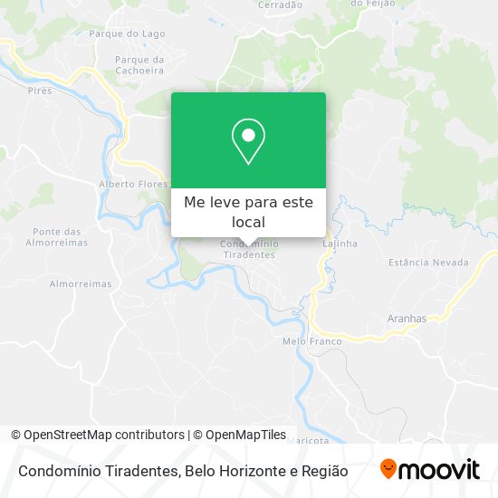 Condomínio Tiradentes mapa