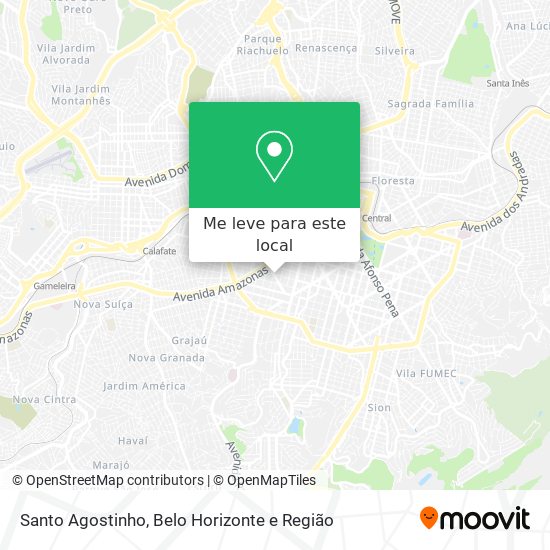 Santo Agostinho mapa