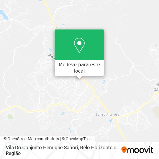 Vila Do Conjunto Henrique Sapori mapa
