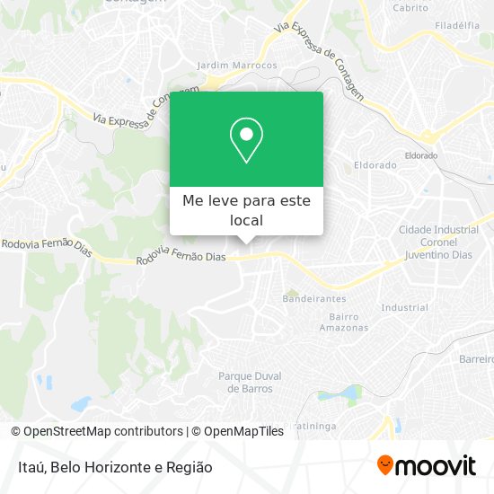 Itaú mapa