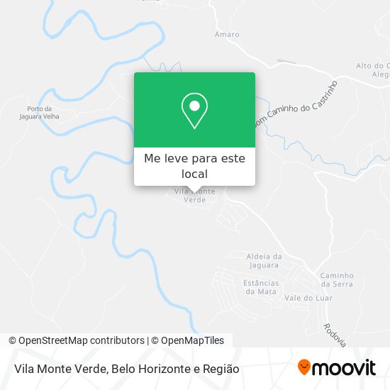 Vila Monte Verde mapa