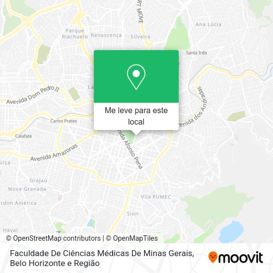 Faculdade De Ciências Médicas De Minas Gerais mapa