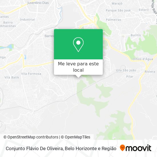 Conjunto Flávio De Oliveira mapa