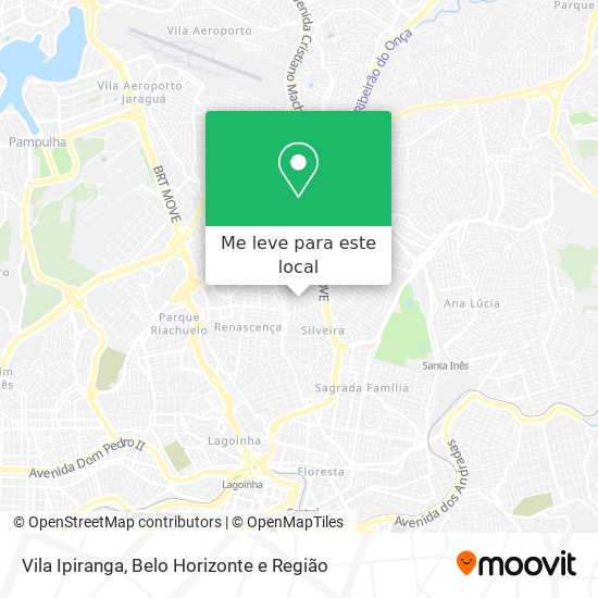 Vila Ipiranga mapa