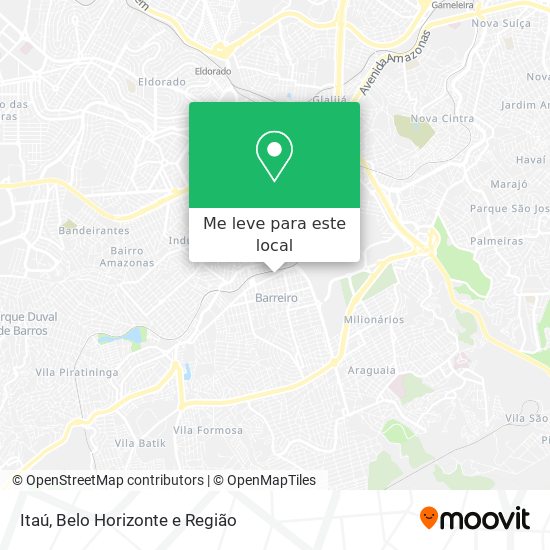 Itaú mapa