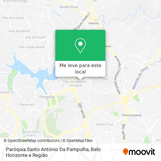 Paróquia Santo Antônio Da Pampulha mapa
