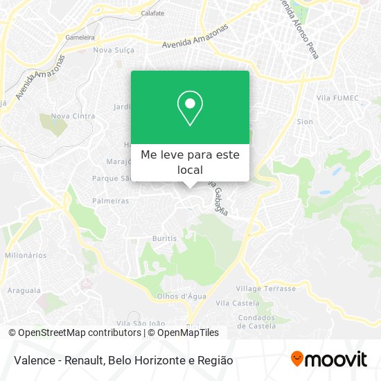Valence - Renault mapa