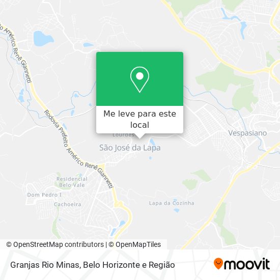 Granjas Rio Minas mapa