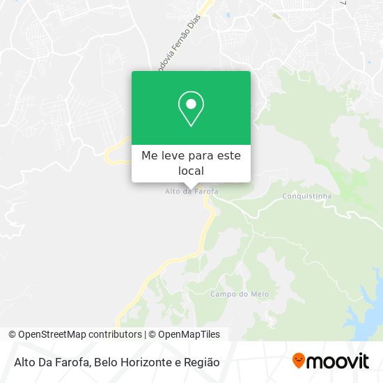 Alto Da Farofa mapa