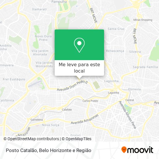 Posto Catalão mapa