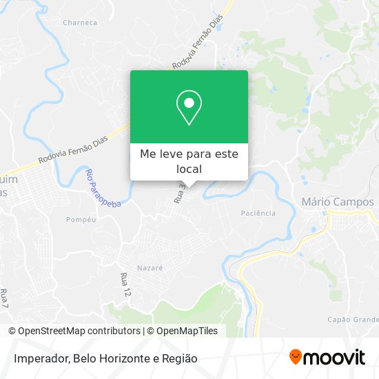 Imperador mapa