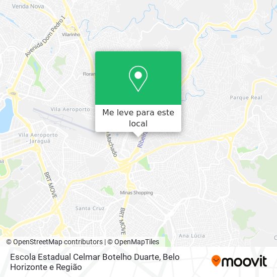 Escola Estadual Celmar Botelho Duarte mapa